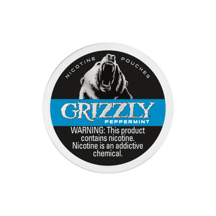 Grizzly Peppermint 7mg Nicotine Pouches