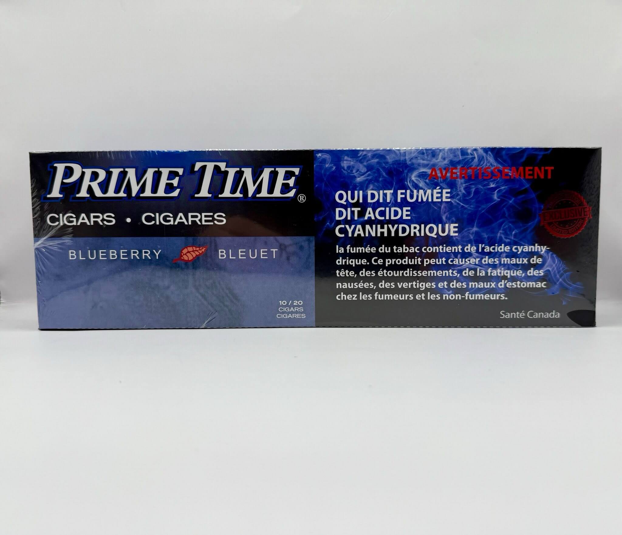 Prime Time Blueberry Carton