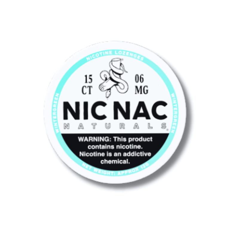 Buy NicNac Wintergreen Lozenges 6MG - Native Smokes 4 Less