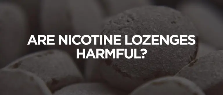 Are Nicotine Lozenges Harmful?